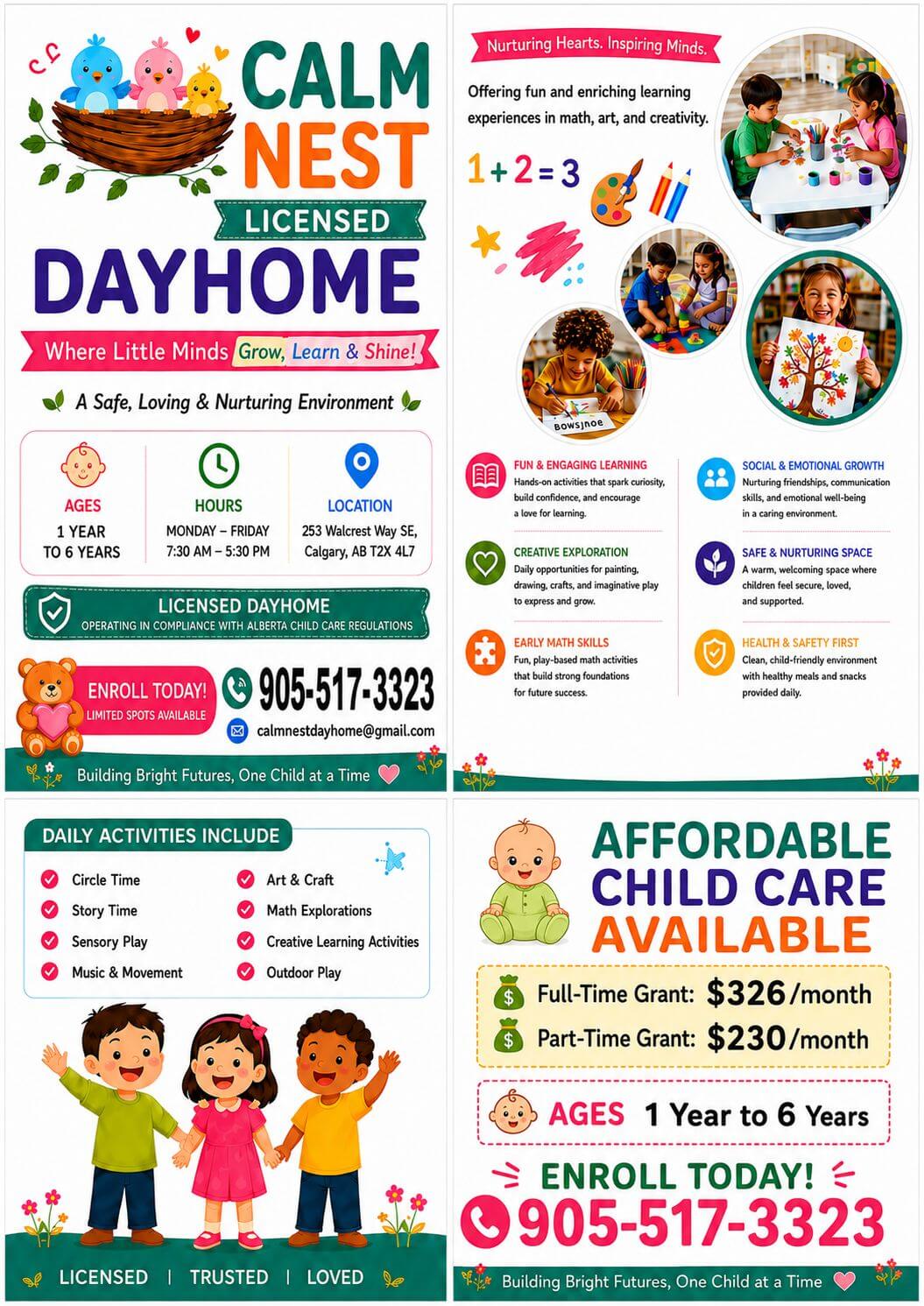 calm nest day home lavanya pula
