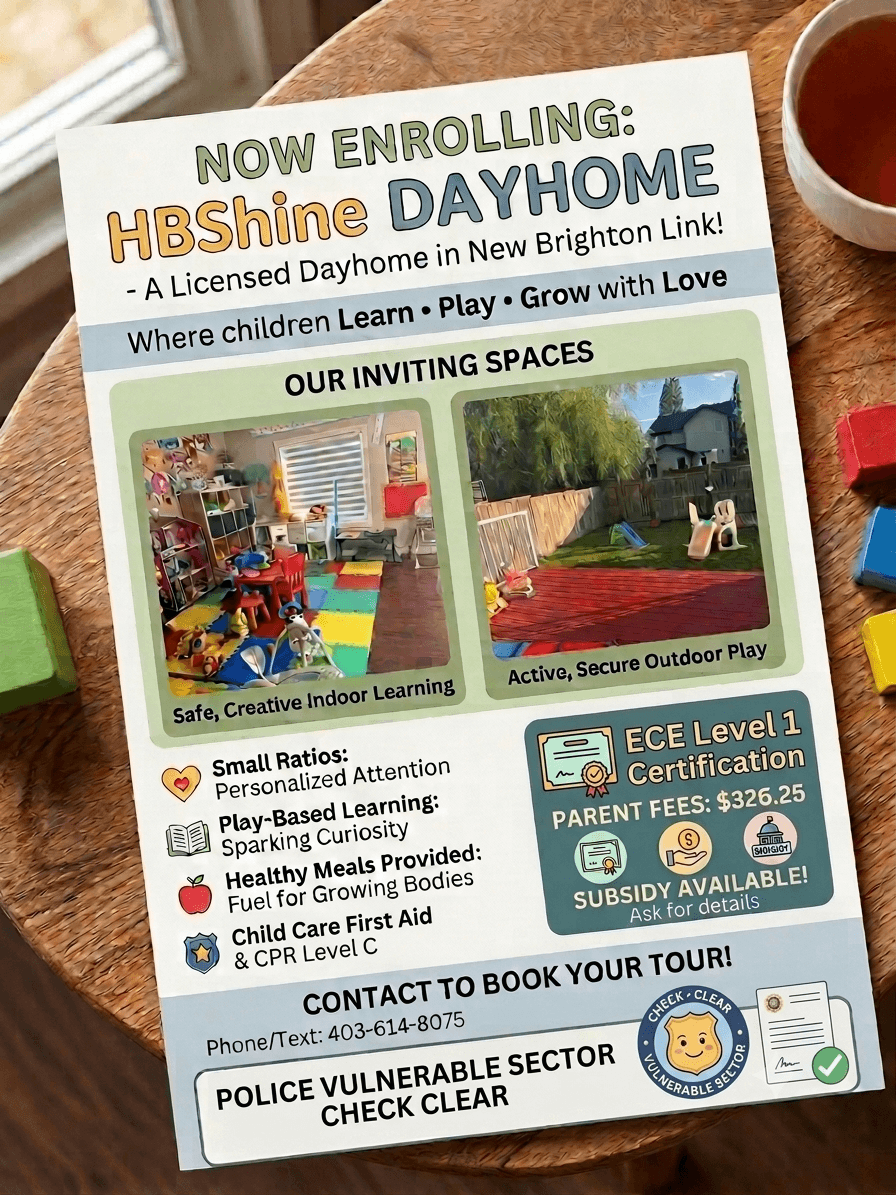 hb shine dayhome calgary sw huguette